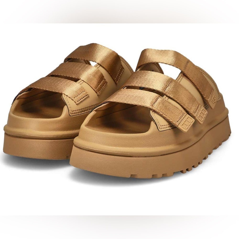 UGG GoldenGlow Slide Platform Sandals Women’s Size U.S. 8 New in Box
